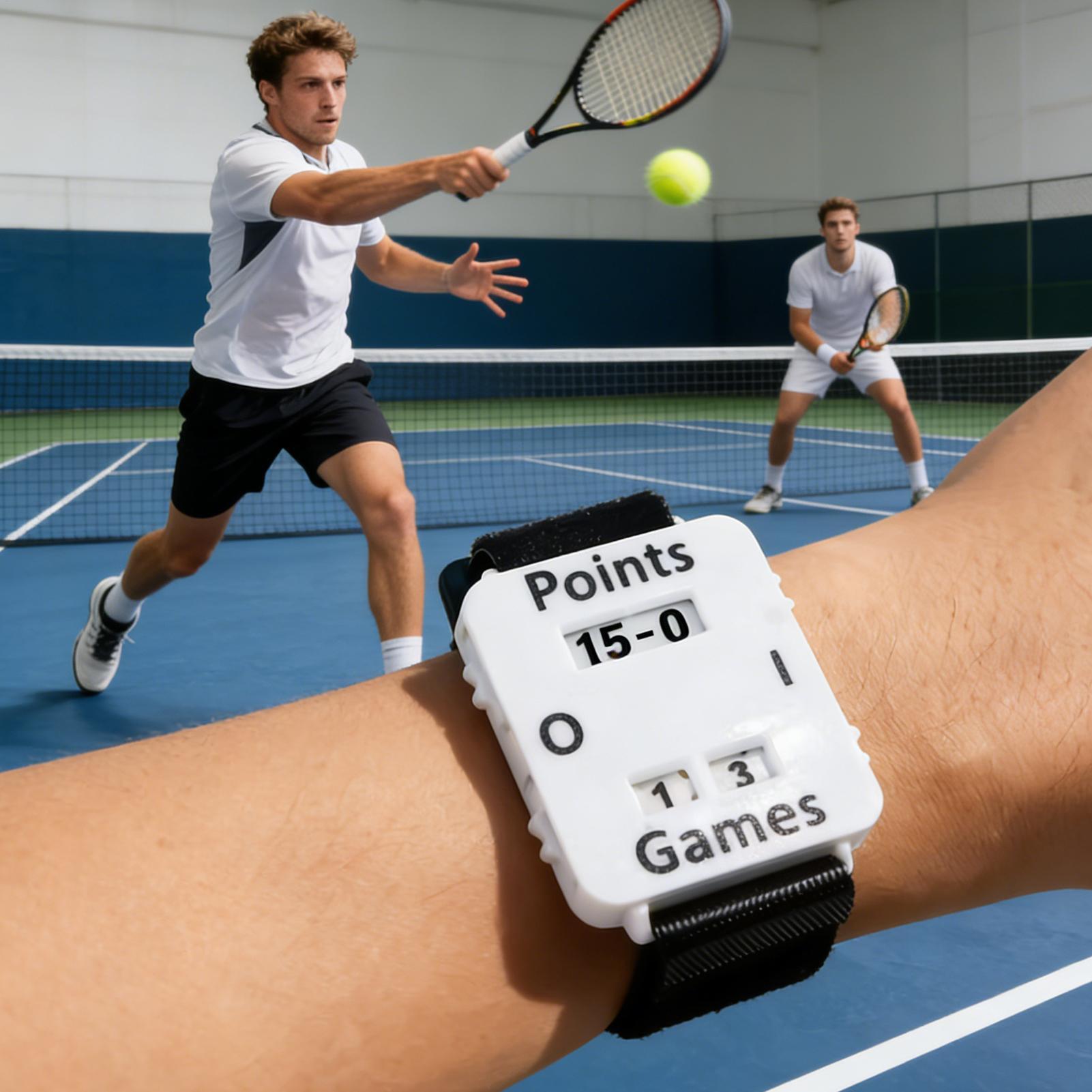 Badminton Score - Tennis Score Keeper Wristband Big Screen