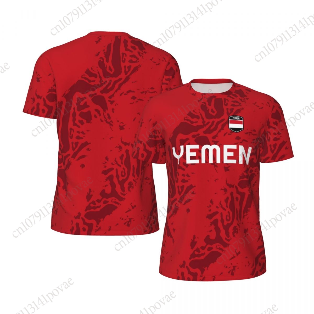 Badminton Jersey - YEMEN Flag T-shirts Men Women Mesh