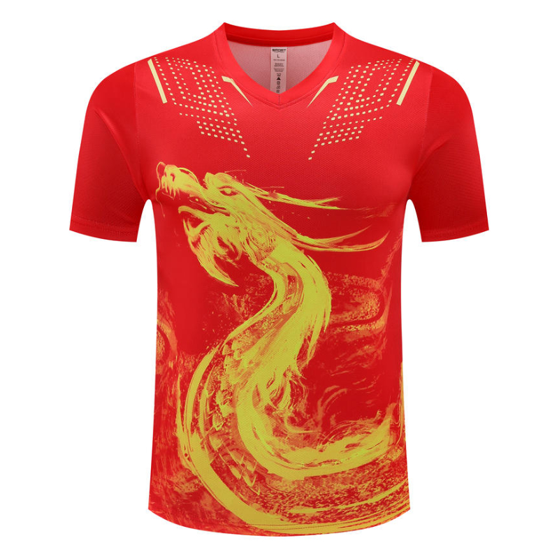Dragon Men's Table Tennis T-Sh - Badminton Jersey reseña y precio