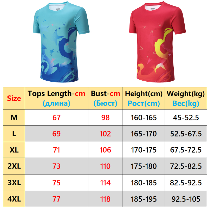 Badminton Table Tee Men 3D Pri - Badminton Jersey reseña y precio