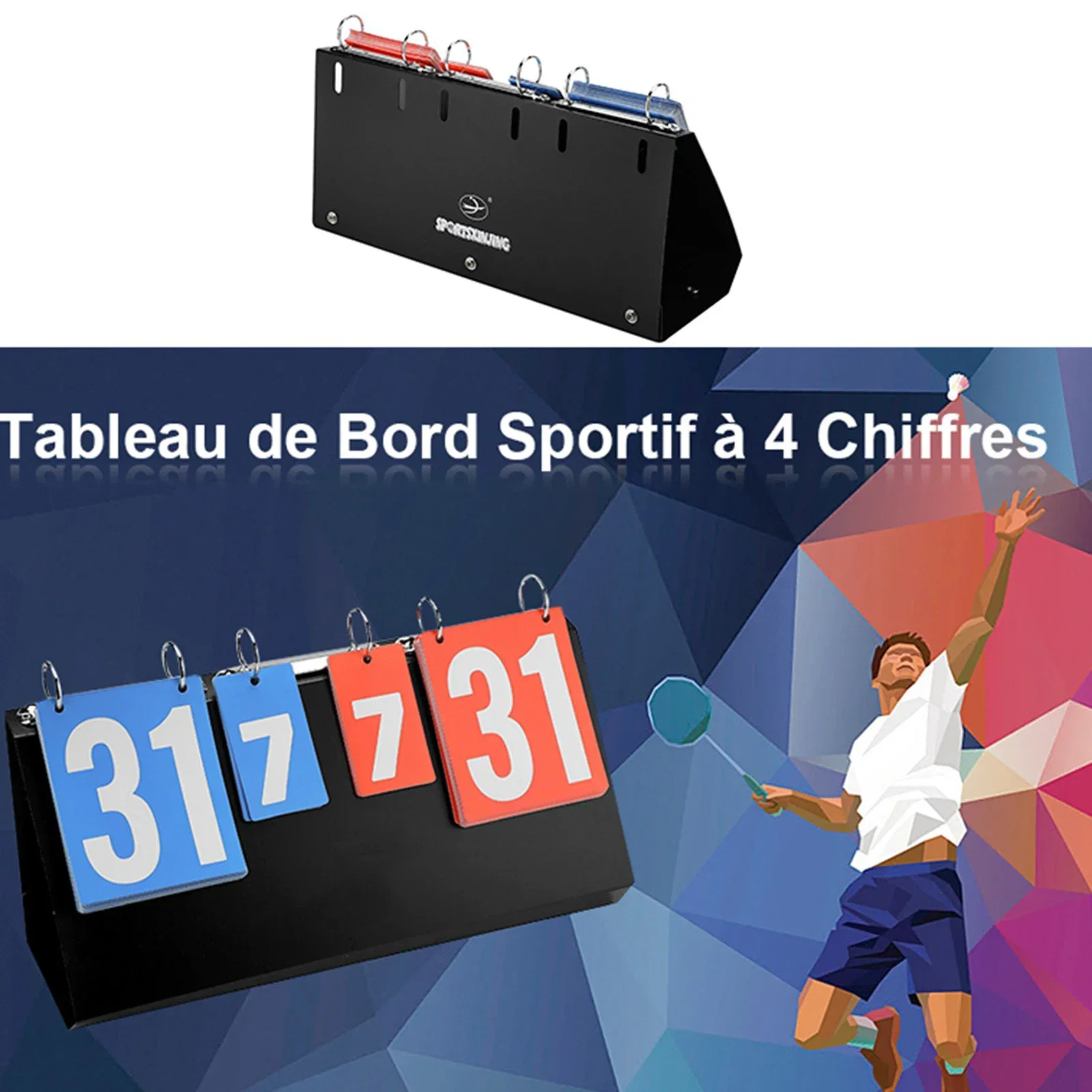 4 Digit Sports Competition Sco - Badminton Score reseña y precio