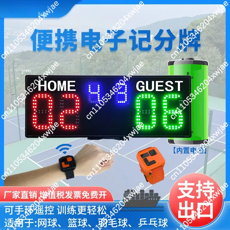 LED Electronic Scoreboard Port - Badminton Score reseña y precio