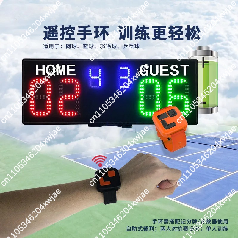 LED Electronic Scoreboard Port - Badminton Score reseña y precio