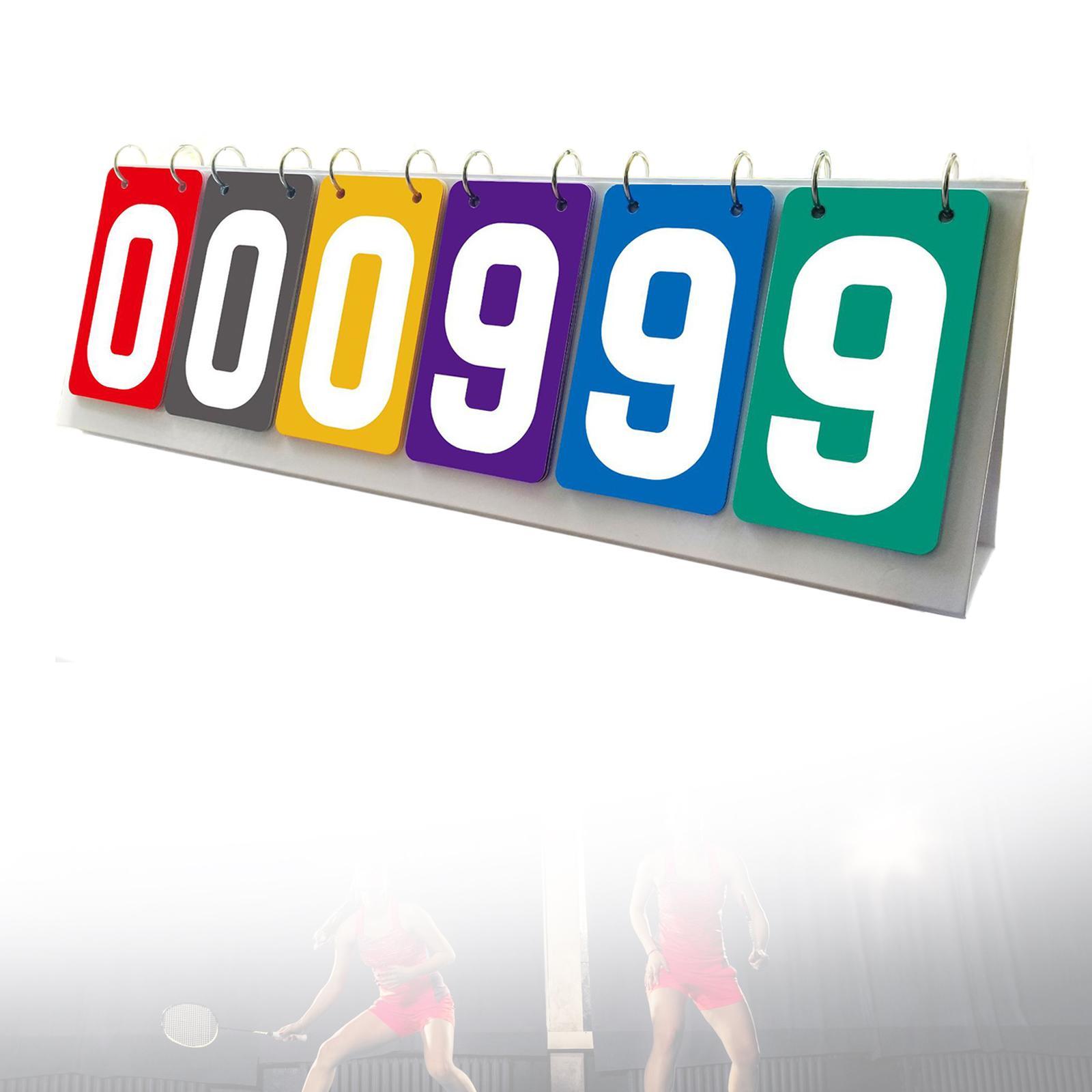 Scoreboard Score Flip Cards Sc - Badminton Score reseña y precio