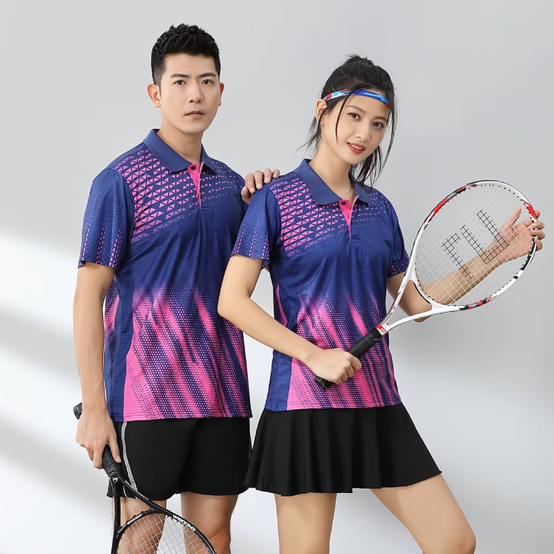 2024 New Polo Badminton Shirt  - Badminton Jersey reseña y precio